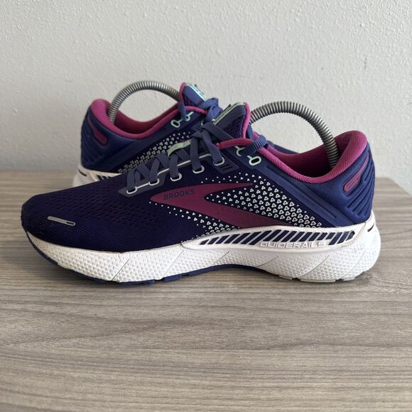 Brooks Adrenaline GTS 22 Running Shoes Sneakers Purple - Womens Size 10 B - Picture 9 of 11
